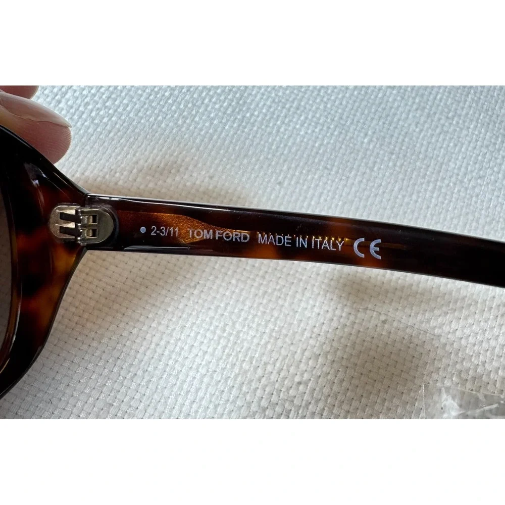 Tom Ford TF242‎ 52F 63-7-130 Black Smoke Authentic Sunglasses Rare Frames Only